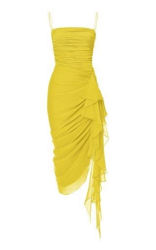 YELLOW Wrinkle DRESS