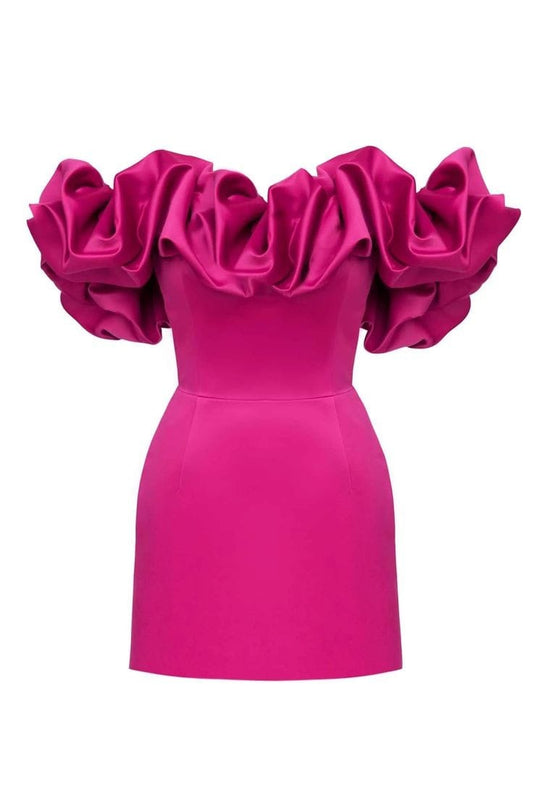 Pink Ruffle Dress